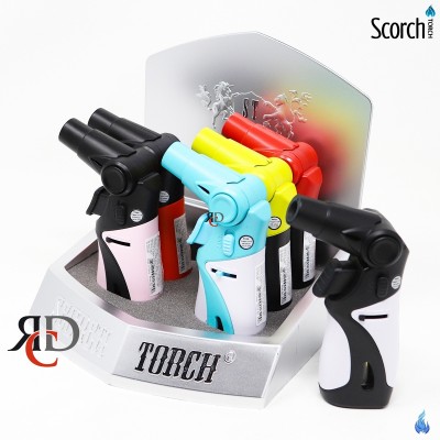 SCORCH TORCH ADJUSTABLE NOZZLE SINGLE FLAME - STDS195 6CT/ DISPLAY
